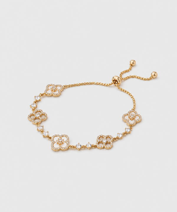 Bracciale Regolabile Quadrifoglio
