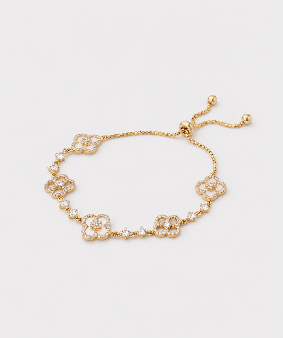 Pulsera Ajustable Trébol